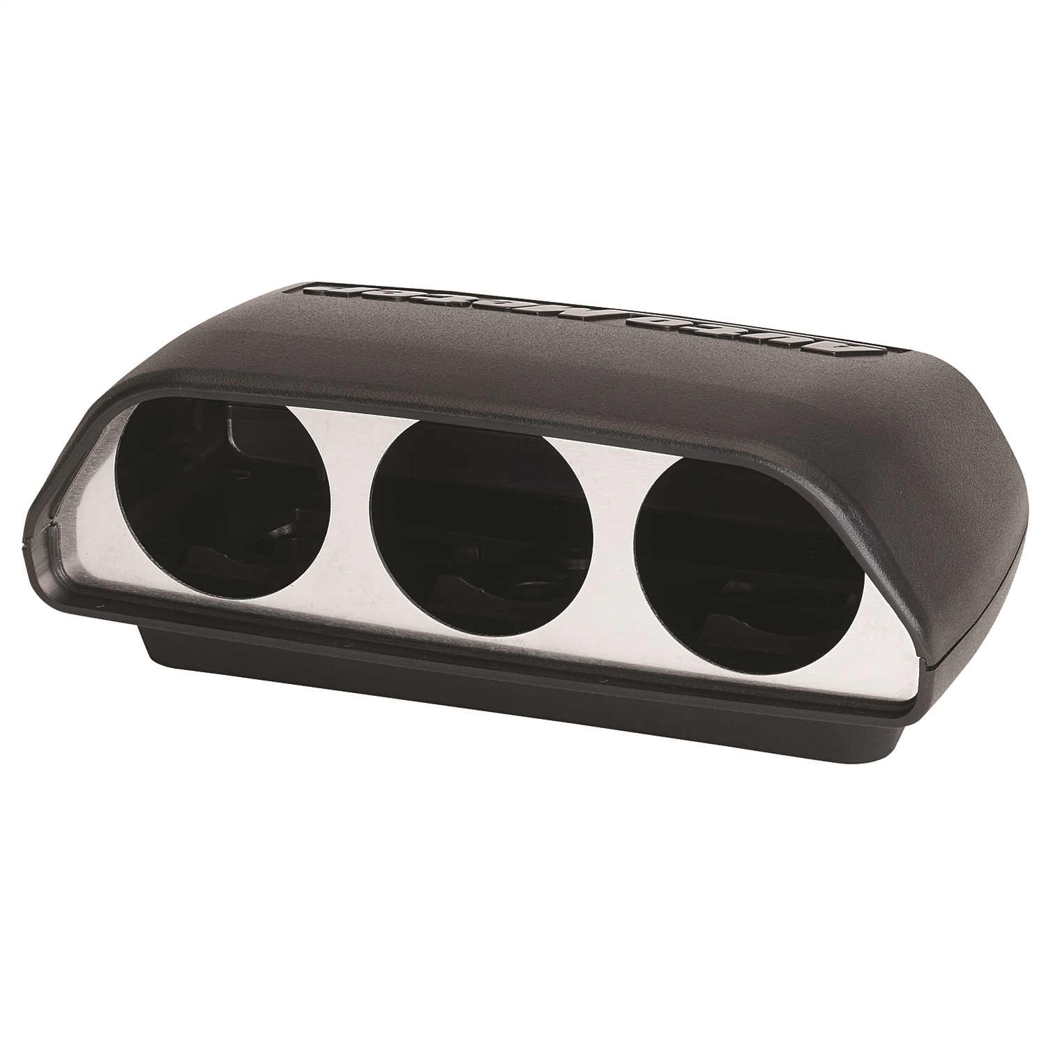 GAUGE MOUNT; UNIVERSAL DASH TOP; TRIPLE; 2 1/16in.; BLACK - Image 2