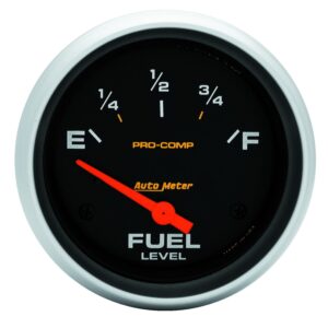 GAUGE; FUEL LEVEL; 2 5/8in.; 240?E TO 33?F; ELEC; PRO-COMP