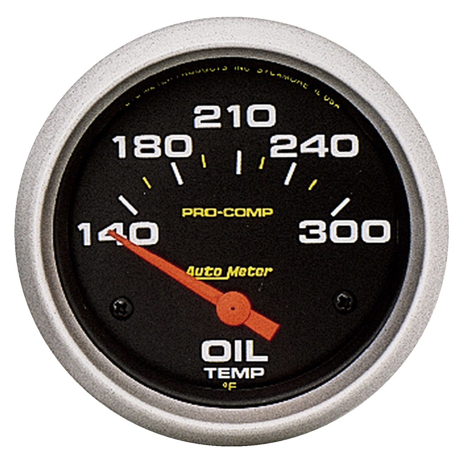 GAUGE; OIL TEMP; 2 5/8in.; 140-300 F; ELECTRIC; PRO-COMP