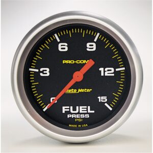 GAUGE; FUEL PRESS; 2 5/8in.; 15PSI; DIGITAL STEPPER MOTOR; PRO-COMP