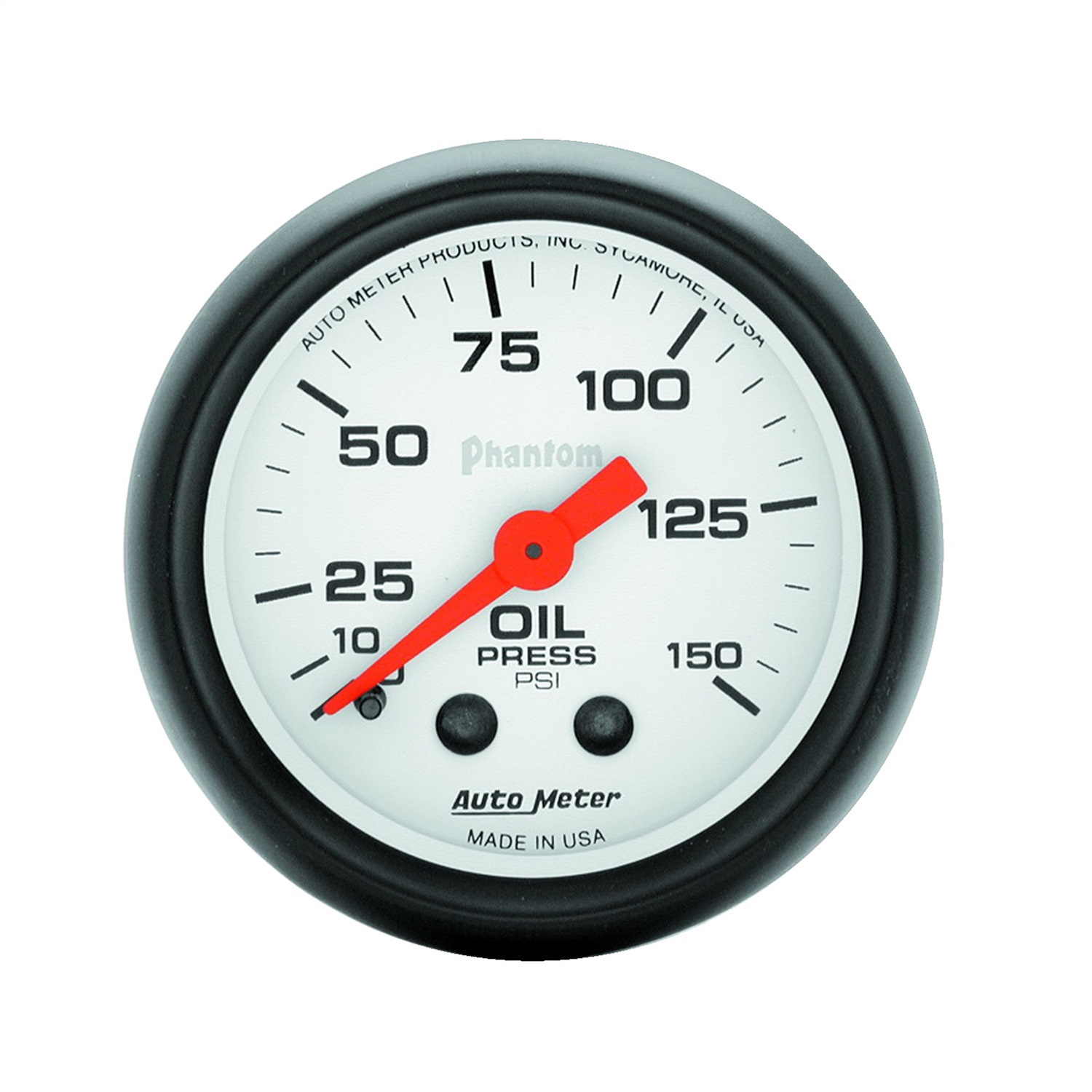 GAUGE; OIL PRESSURE; 2 1/16in.; 150PSI; MECHANICAL; PHANTOM