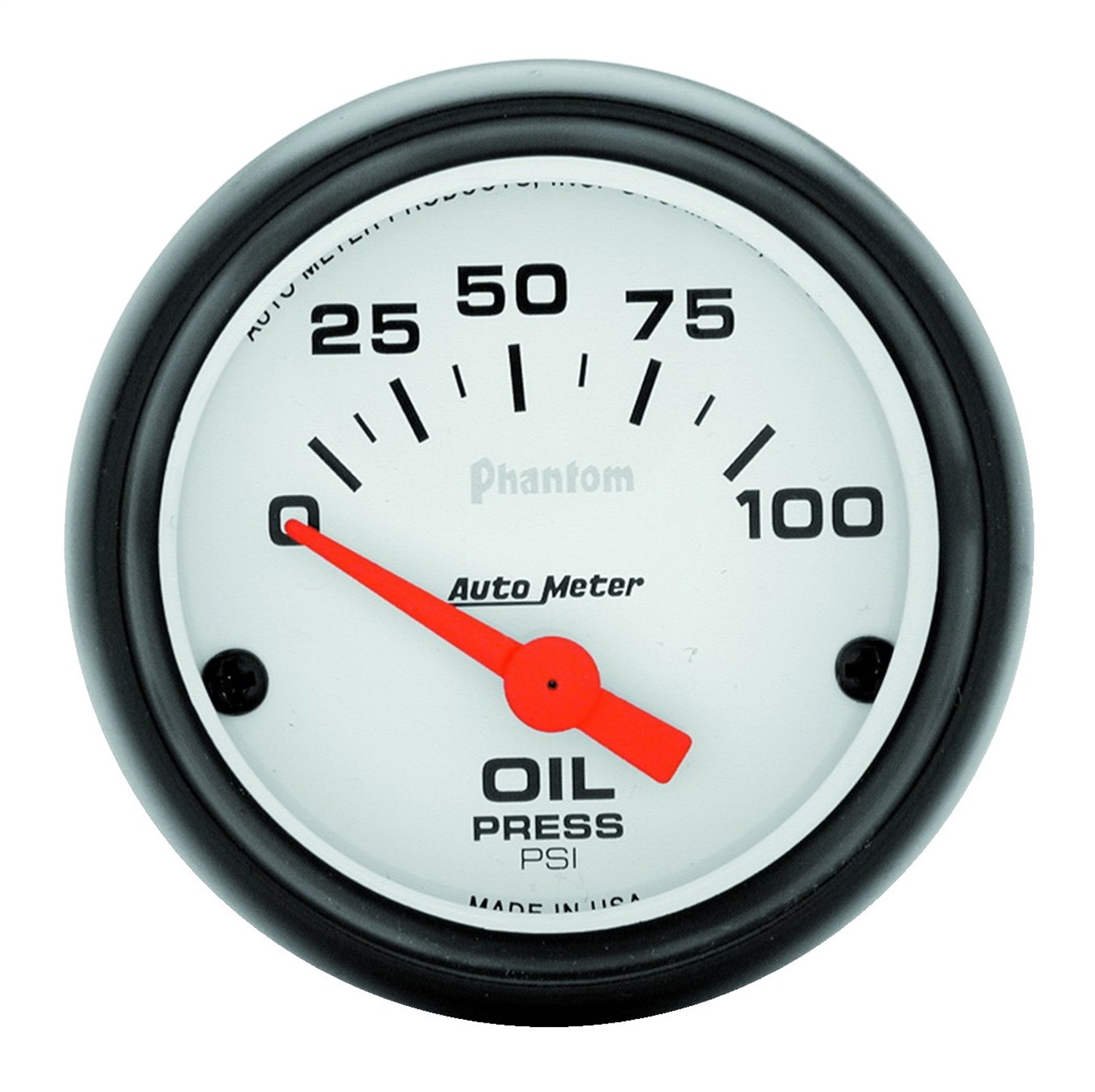 GAUGE; OIL PRESSURE; 2 1/16in.; 100PSI; ELECTRIC; PHANTOM