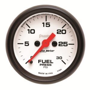 GAUGE; FUEL PRESSURE; 2 1/16in.; 30PSI; DIGITAL STEPPER MOTOR; PHANTOM