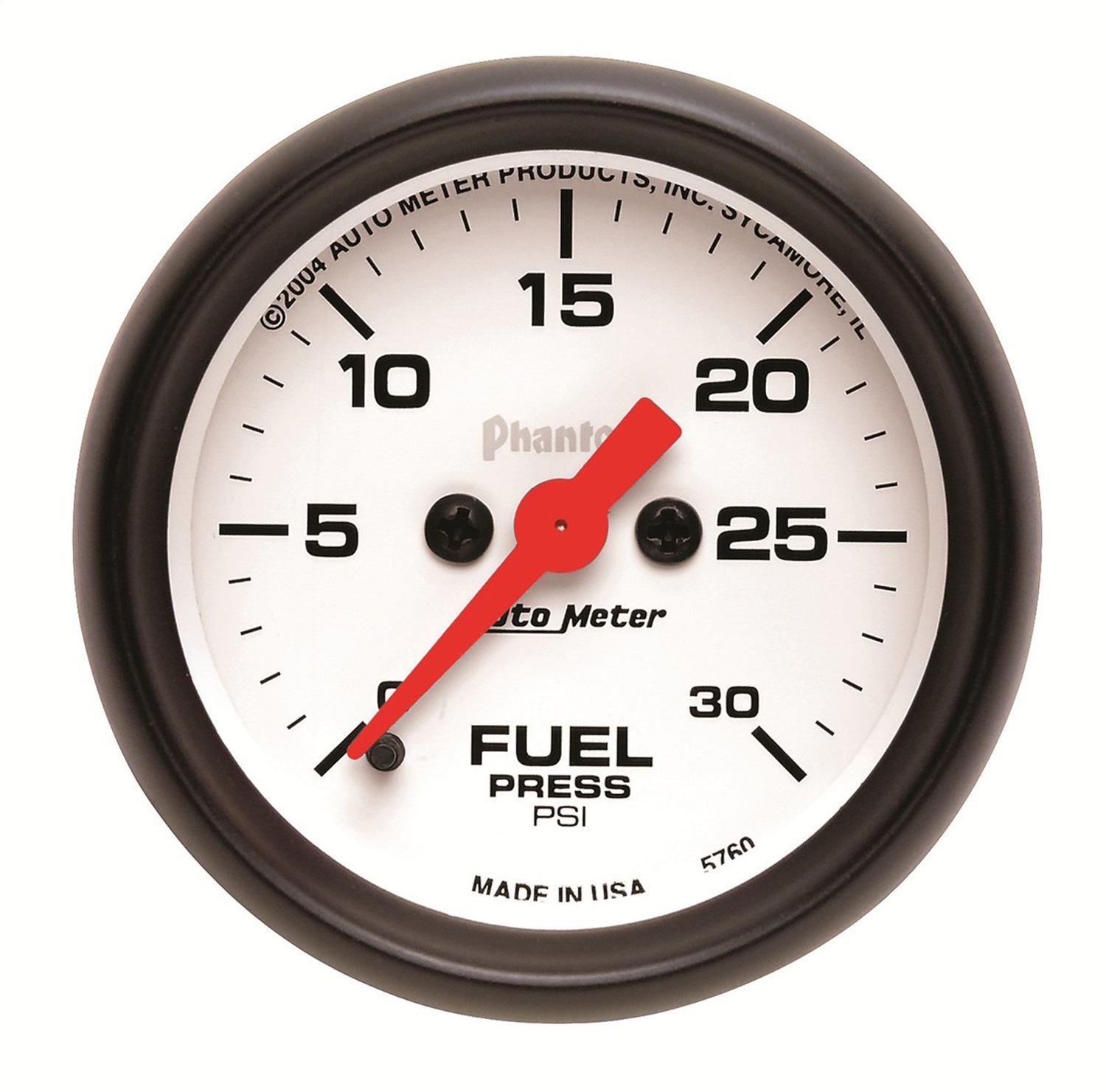 GAUGE; FUEL PRESSURE; 2 1/16in.; 30PSI; DIGITAL STEPPER MOTOR; PHANTOM
