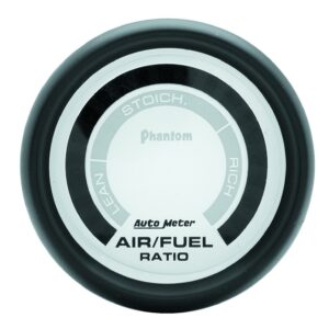 GAUGE; AIR/FUEL RATIO-NARROWBAND; 2 1/16in.; LEAN-RICH; LED ARRAY; PHANTOM