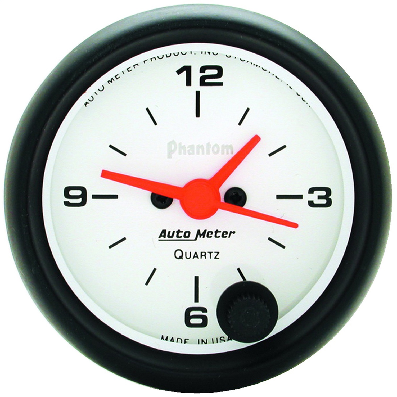 GAUGE; CLOCK; 2 1/16in.; 12HR; ANALOG; PHANTOM