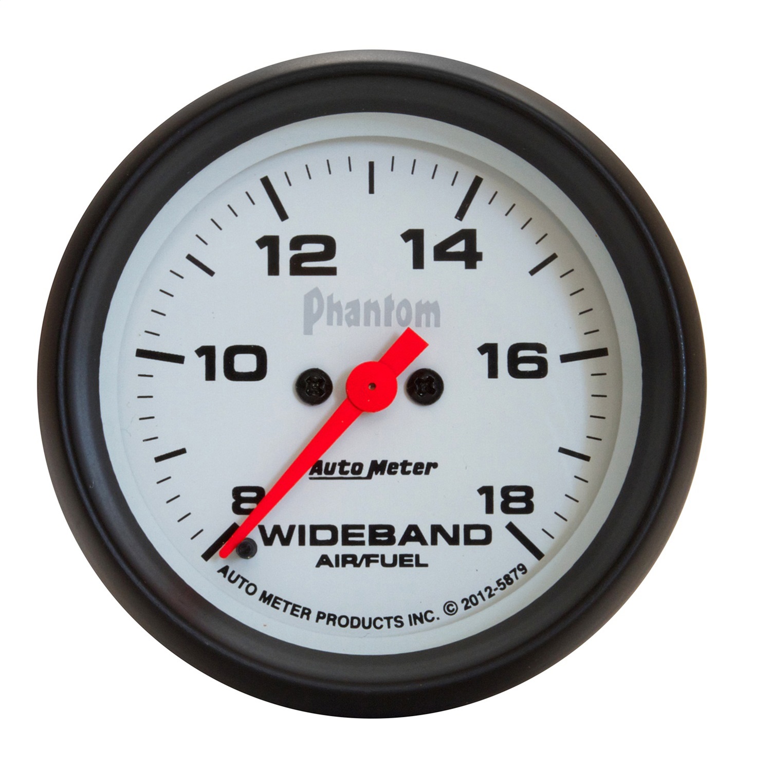 GAUGE; AIR/FUEL RATIO-WIDEBAND; ANALOG; 2 5/8in.; 8:1-18:1; STEPPER MTR; PHANTOM