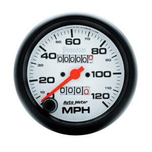 GAUGE; SPEEDOMETER; 3 3/8in.; 120MPH; MECHANICAL; PHANTOM
