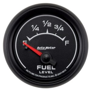 GAUGE; FUEL LEVEL; 2 1/16in.; 0?E TO 90?F; ELEC; ES