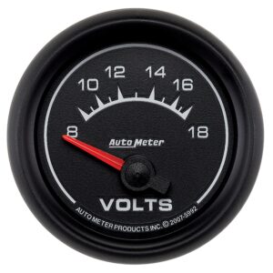 GAUGE; VOLTMETER; 2 1/16in.; 18V; ELECTRIC; ES
