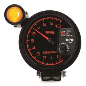 GAUGE; TACHOMETER; 5in.; 10K RPM; PEDESTAL W/EXT. SHIFT-LITE; ES