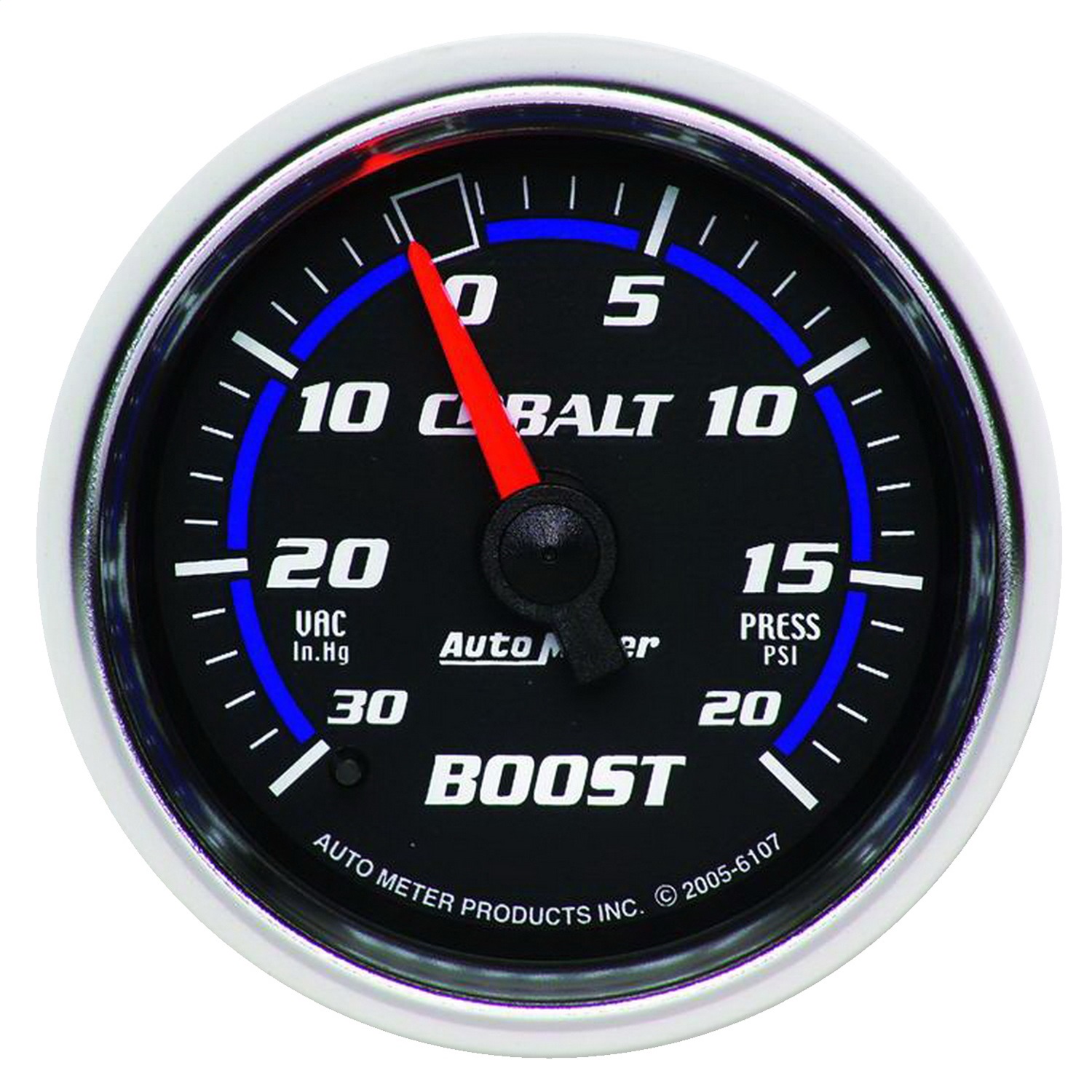 GAUGE; VAC/BOOST; 2 1/16in.; 30INHG-20PSI; MECHANICAL; COBALT