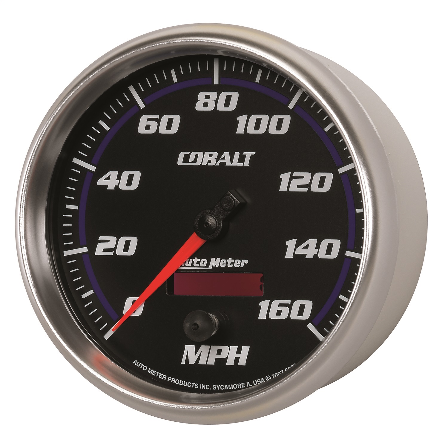 GAUGE; SPEEDOMETER; 5in.; 160MPH; ELEC. PROGRAMMABLE; COBALT - Image 2