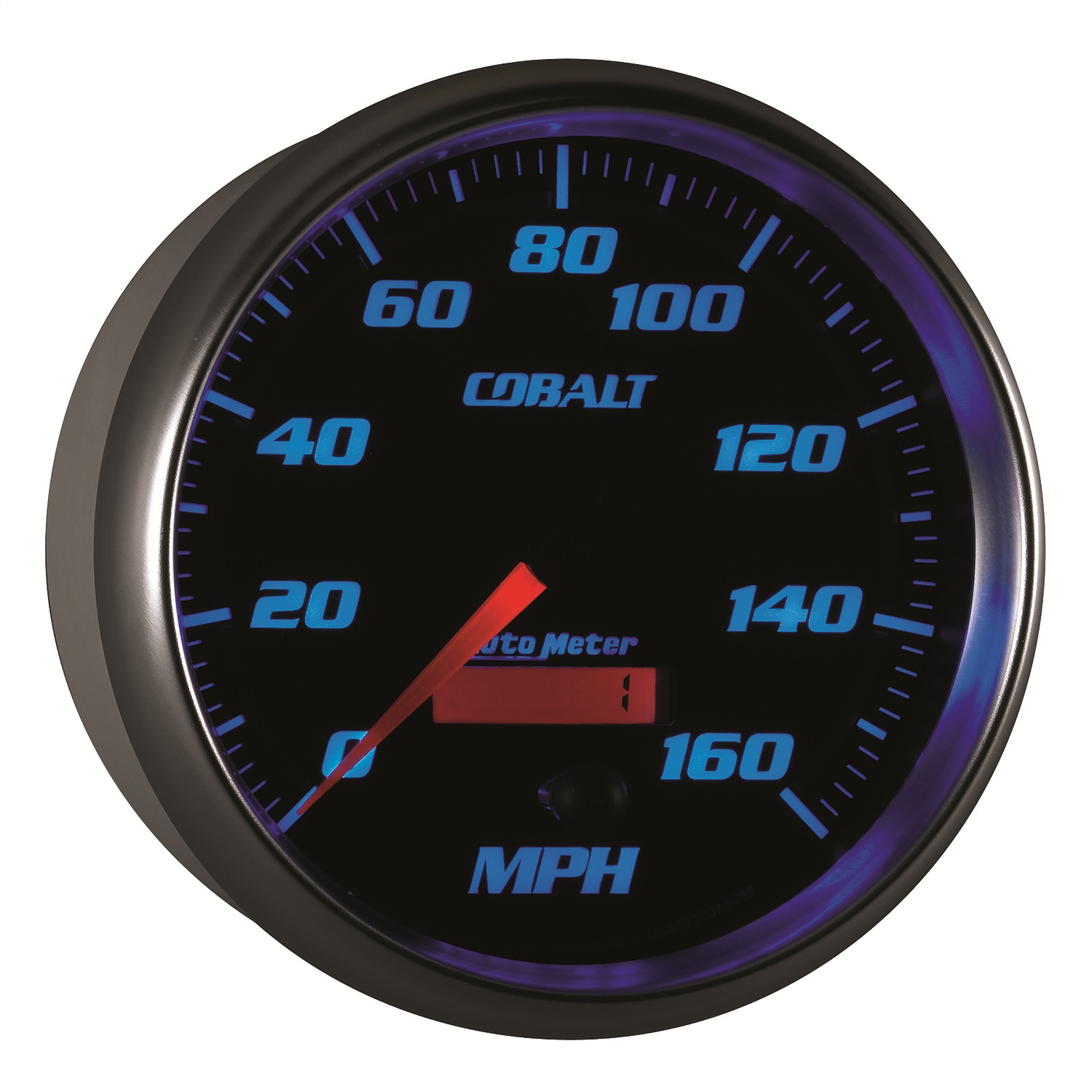 GAUGE; SPEEDOMETER; 5in.; 160MPH; ELEC. PROGRAMMABLE; COBALT - Image 5