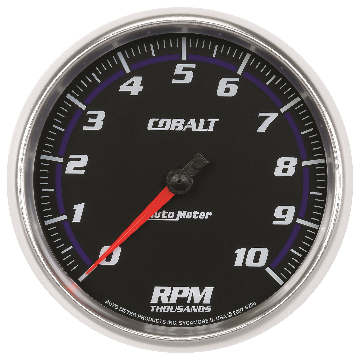 GAUGE; TACHOMETER; 5in.; 10K RPM; IN-DASH; COBALT