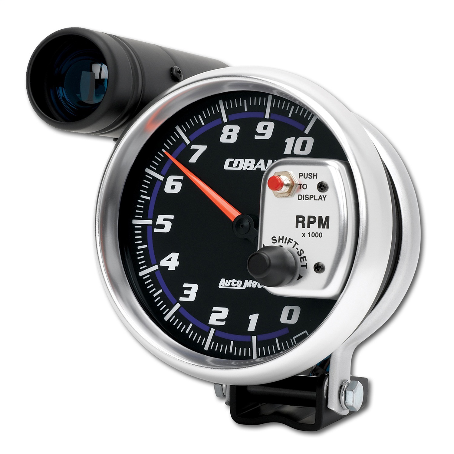 GAUGE; TACHOMETER; 5in.; 10K RPM; PEDESTAL W/EXT. SHIFT-LITE; COBALT - Image 3