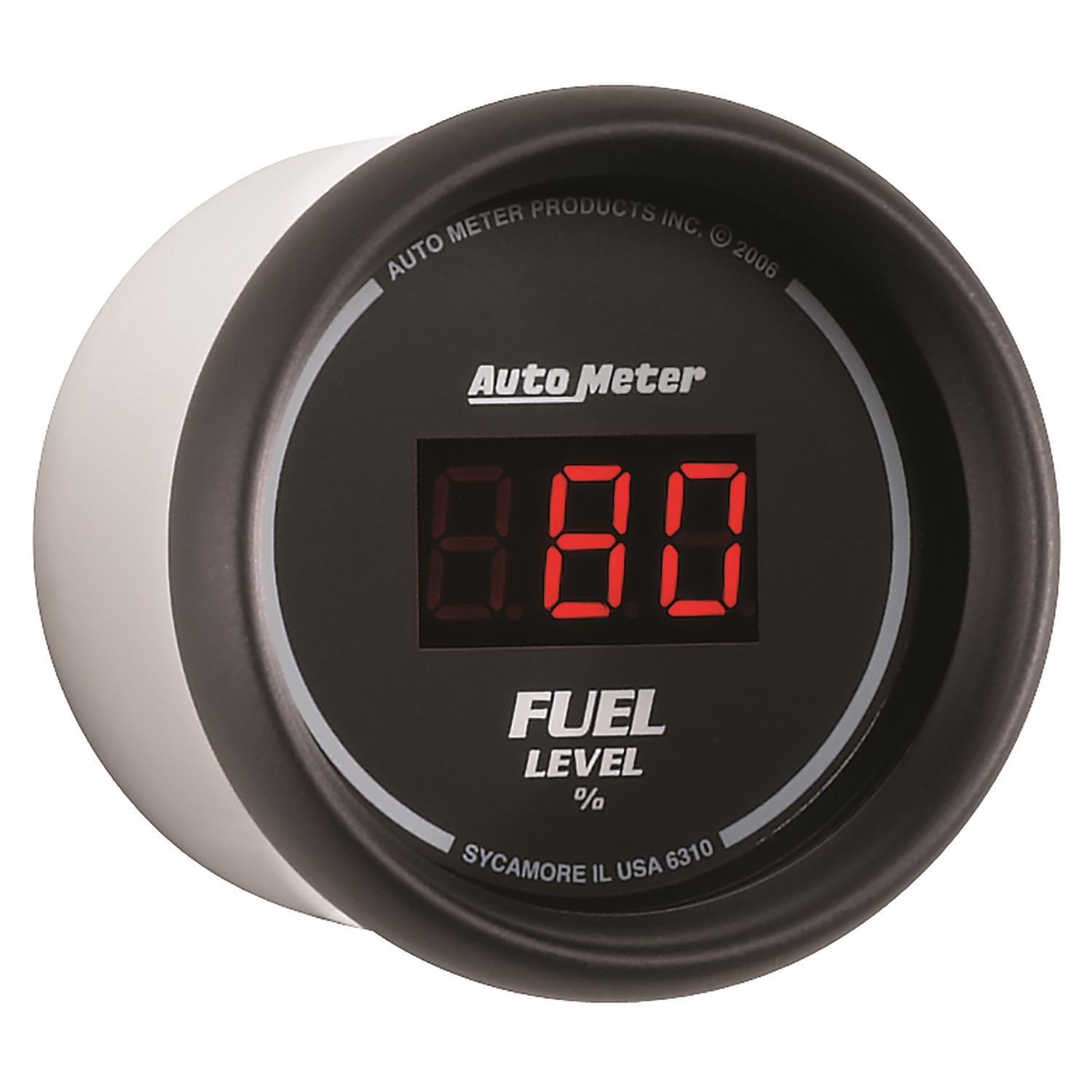 GAUGE; FUEL LEVEL; 2 1/16in.; 0-280? PROGRAM.; DIGITAL; BLACK DIAL W/RED LED - Image 3