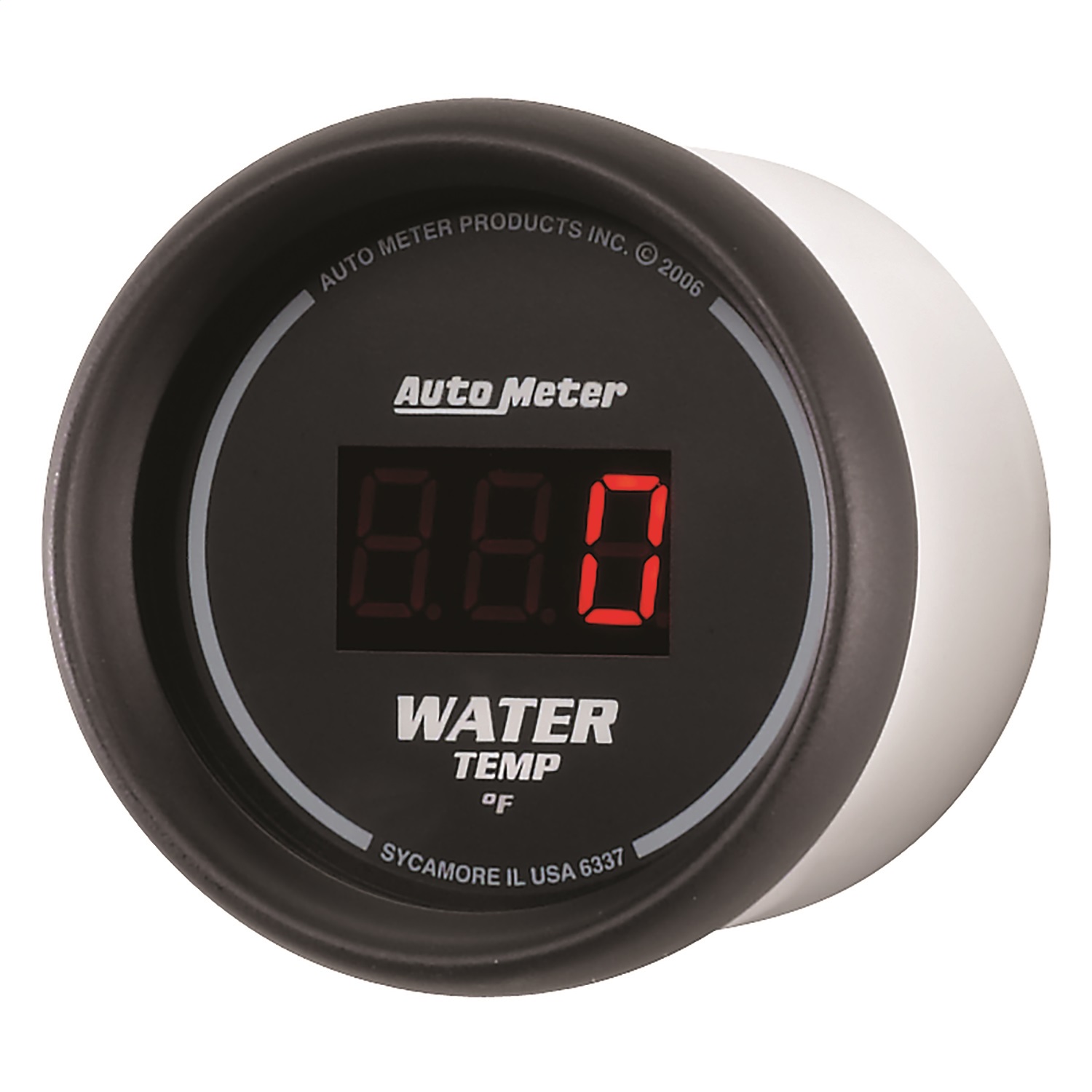 GAUGE; WATER TEMP; 2 1/16in.; 340 F; DIGITAL; BLACK DIAL W/RED LED - Image 2