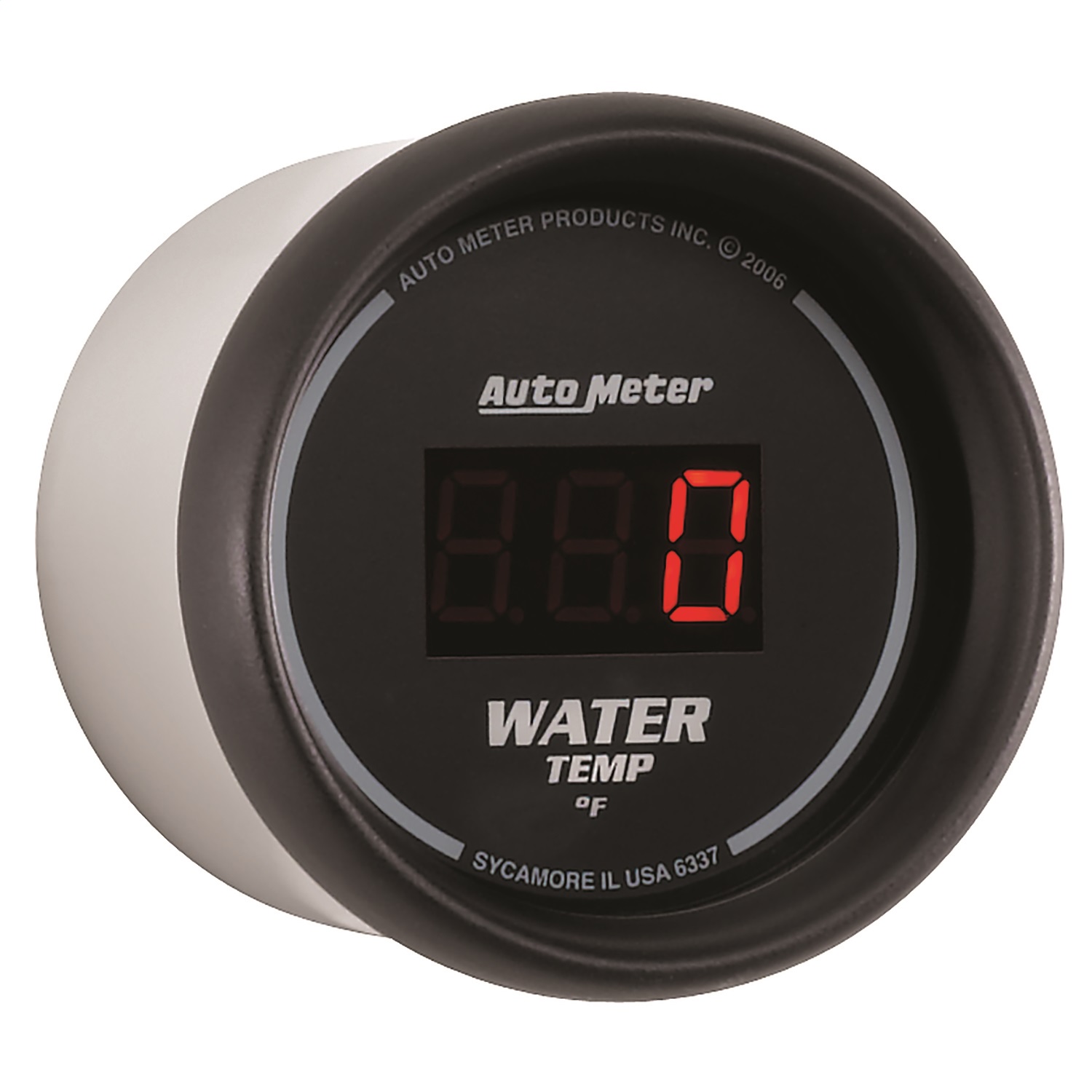 GAUGE; WATER TEMP; 2 1/16in.; 340 F; DIGITAL; BLACK DIAL W/RED LED - Image 3