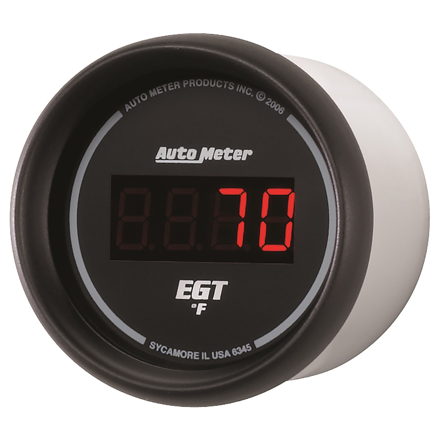 GAUGE; PYROMETER (EGT); 2 1/16in.; 1600 F; DIGITAL; BLACK DIAL W/RED LED - Image 2