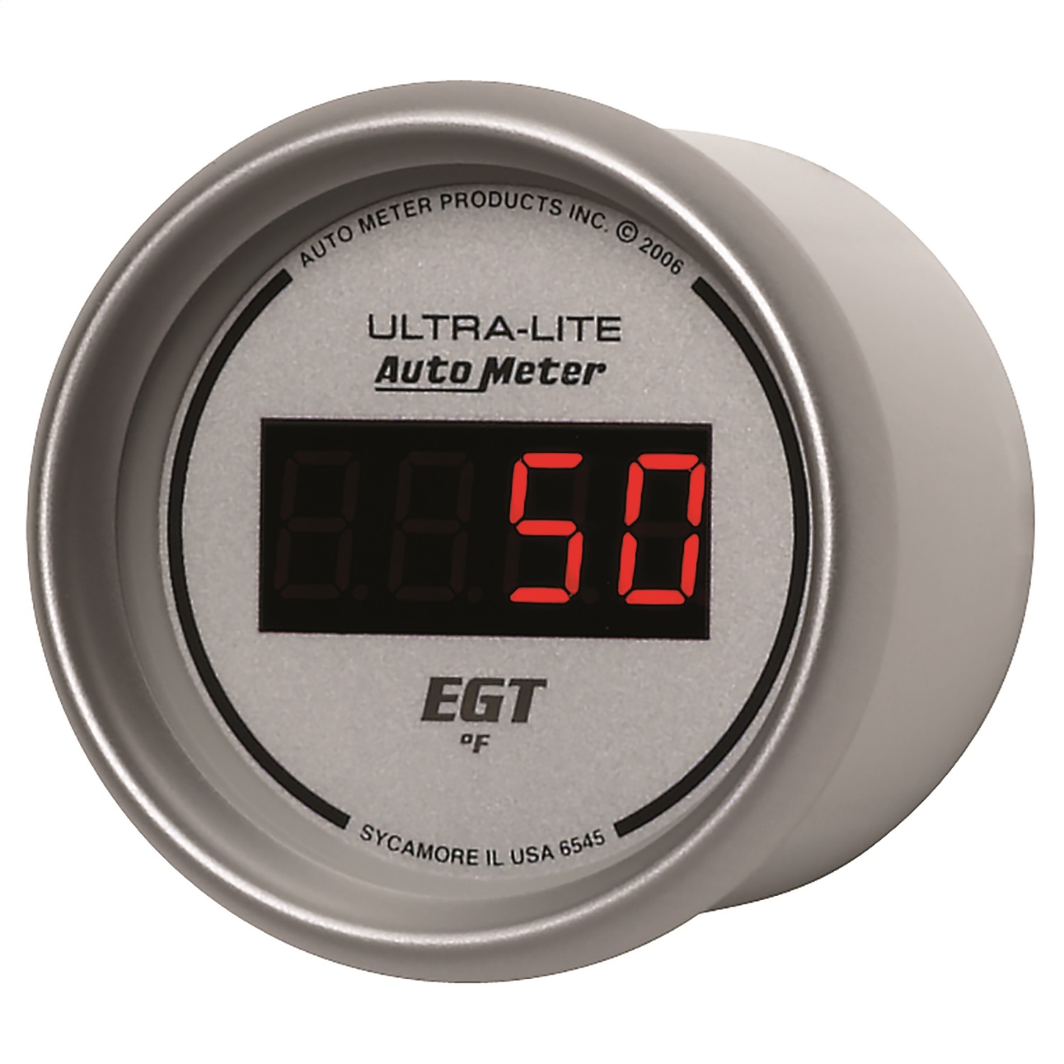 GAUGE; PYROMETER (EGT); 2 1/16in.; 1600 F; DIGITAL; SILVER DIAL W/RED LED - Image 2