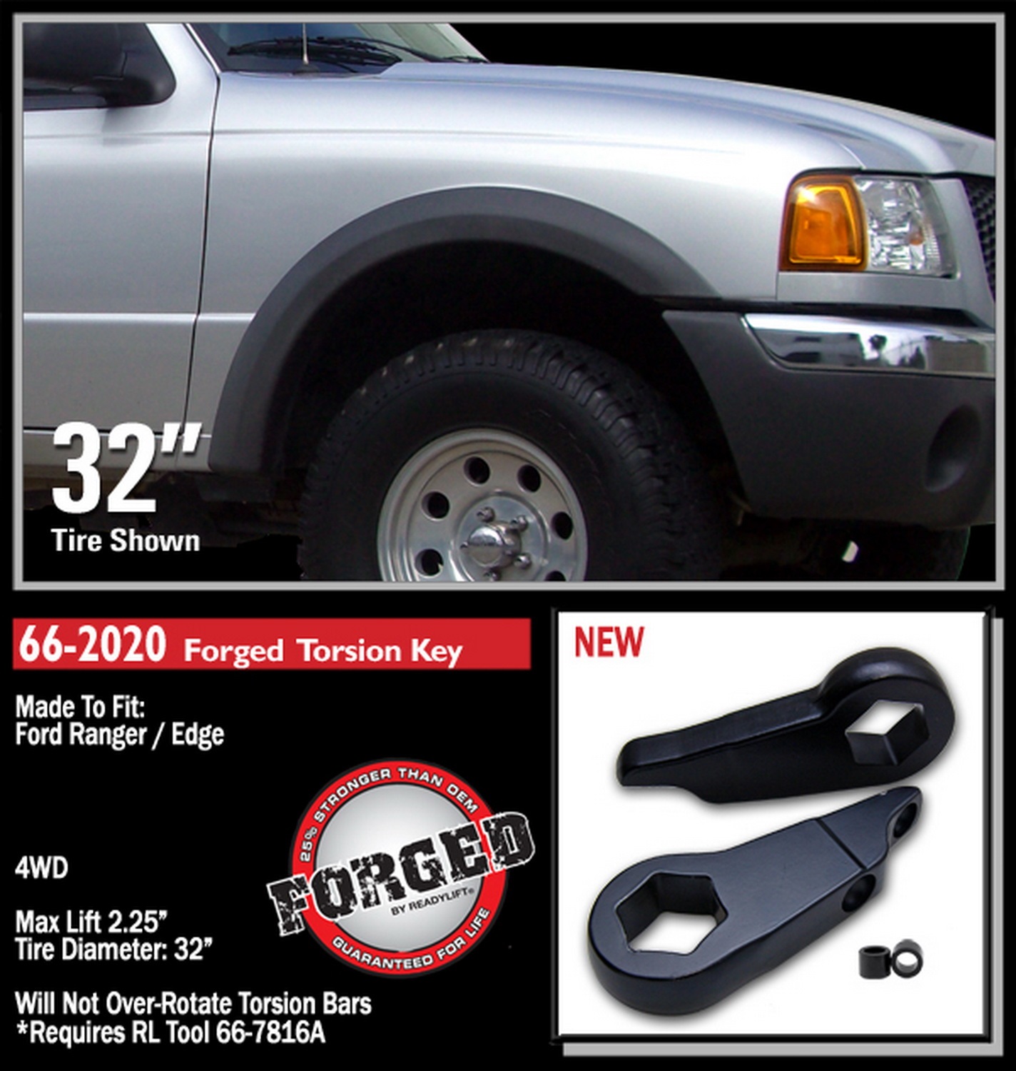 2.25in. Leveling Kit (Forged Torsion Key) - Image 2