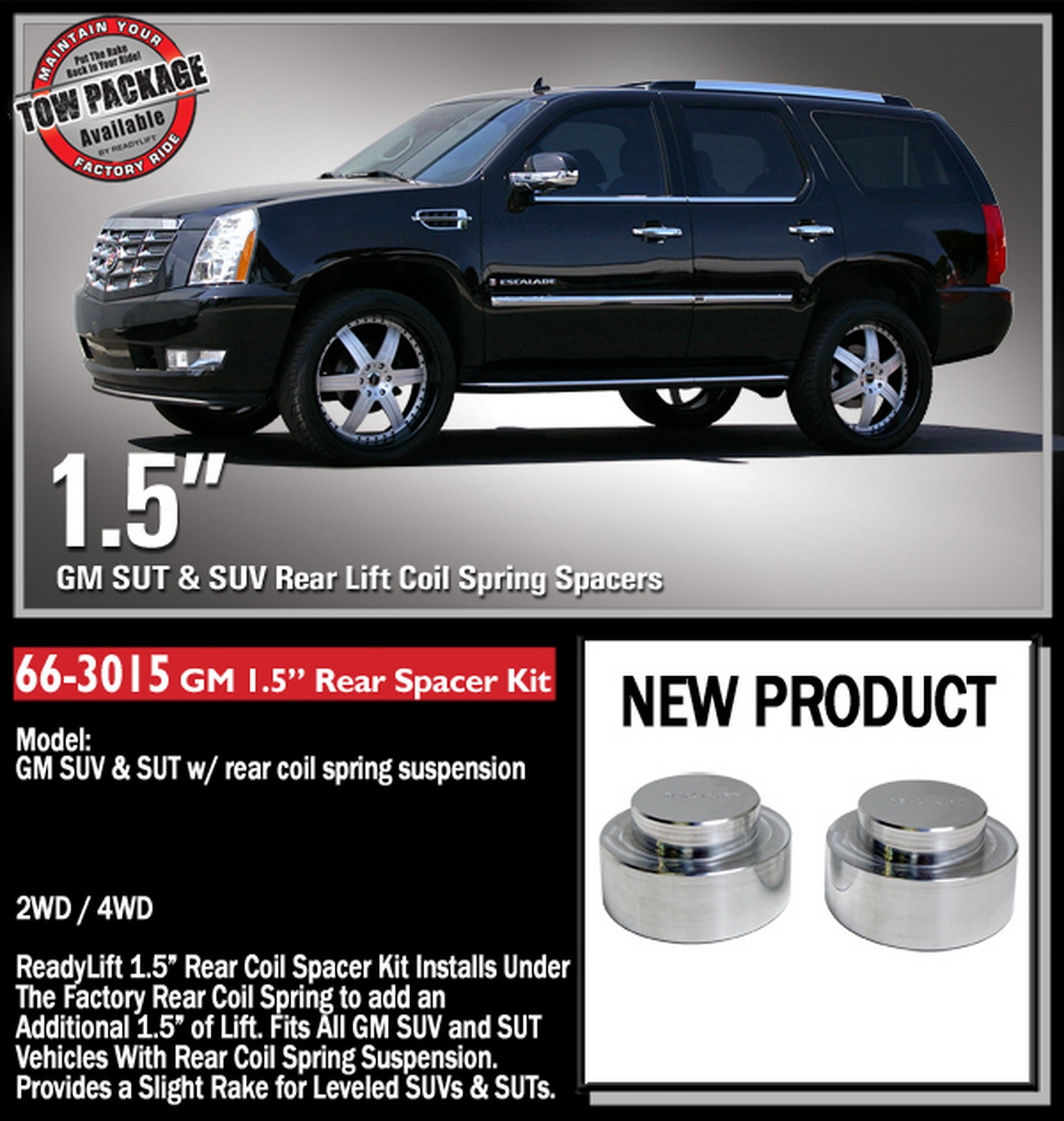 1.5in. Rear Coil Spring Spacer - Image 2