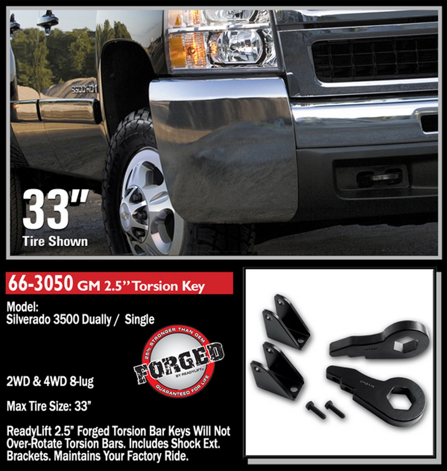 2.5in. Front Leveling Kit (Forged Torsion Key) - Image 4
