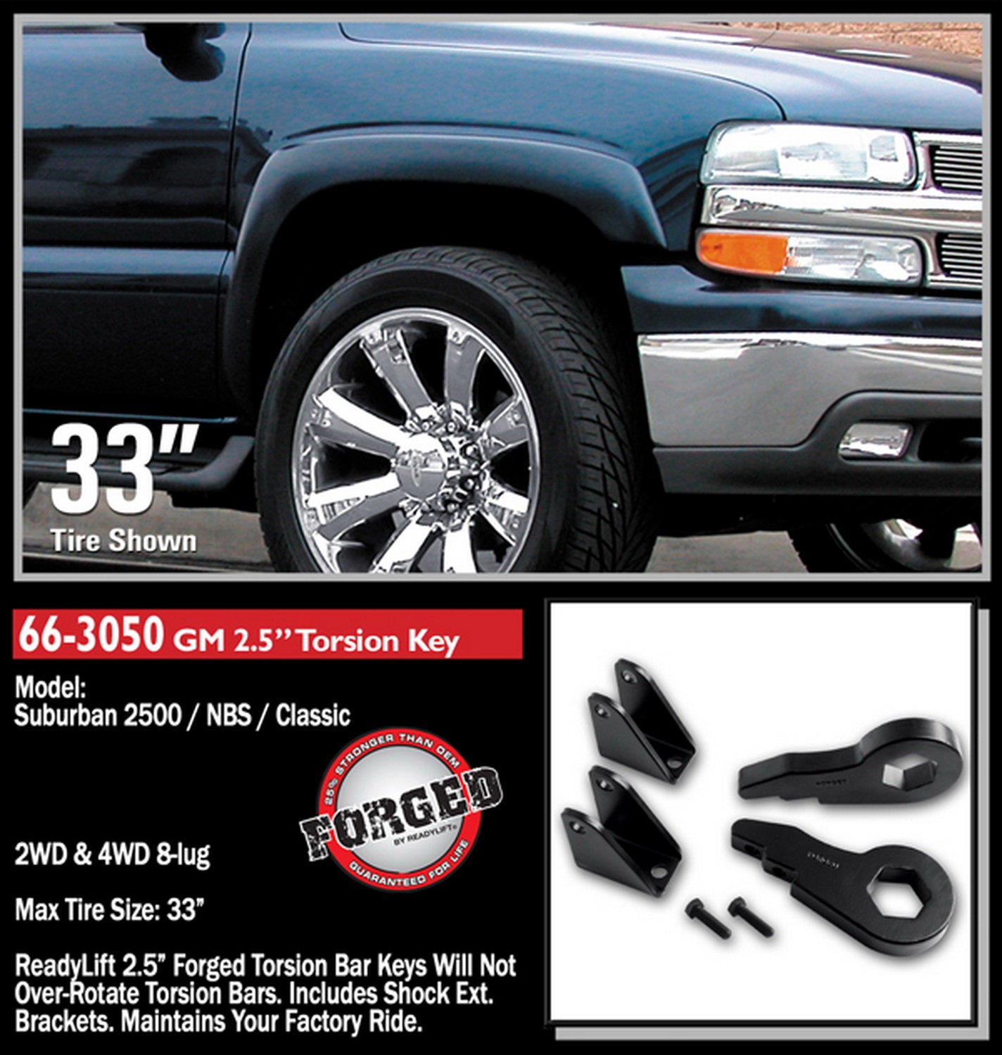 2.5in. Front Leveling Kit (Forged Torsion Key) - Image 5