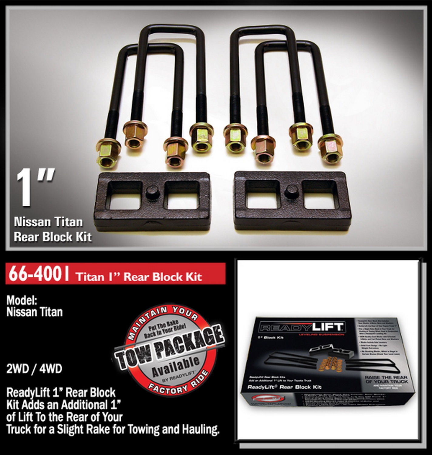 1in. Rear Block Kit - Image 2