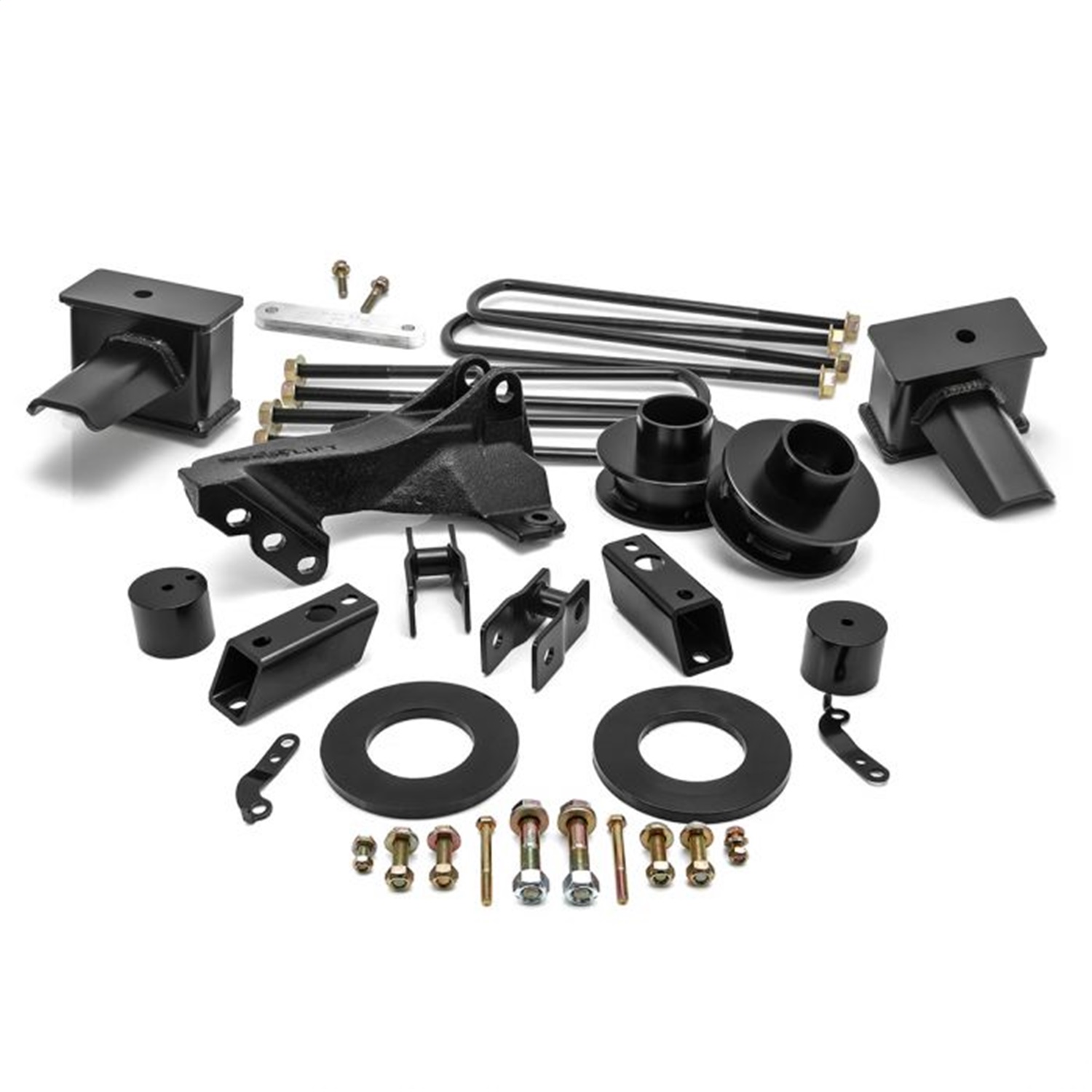 2.5in. SST Lift Kit with 4in. Rear Flat Blocks for 2 Piece Drive Shaft without S