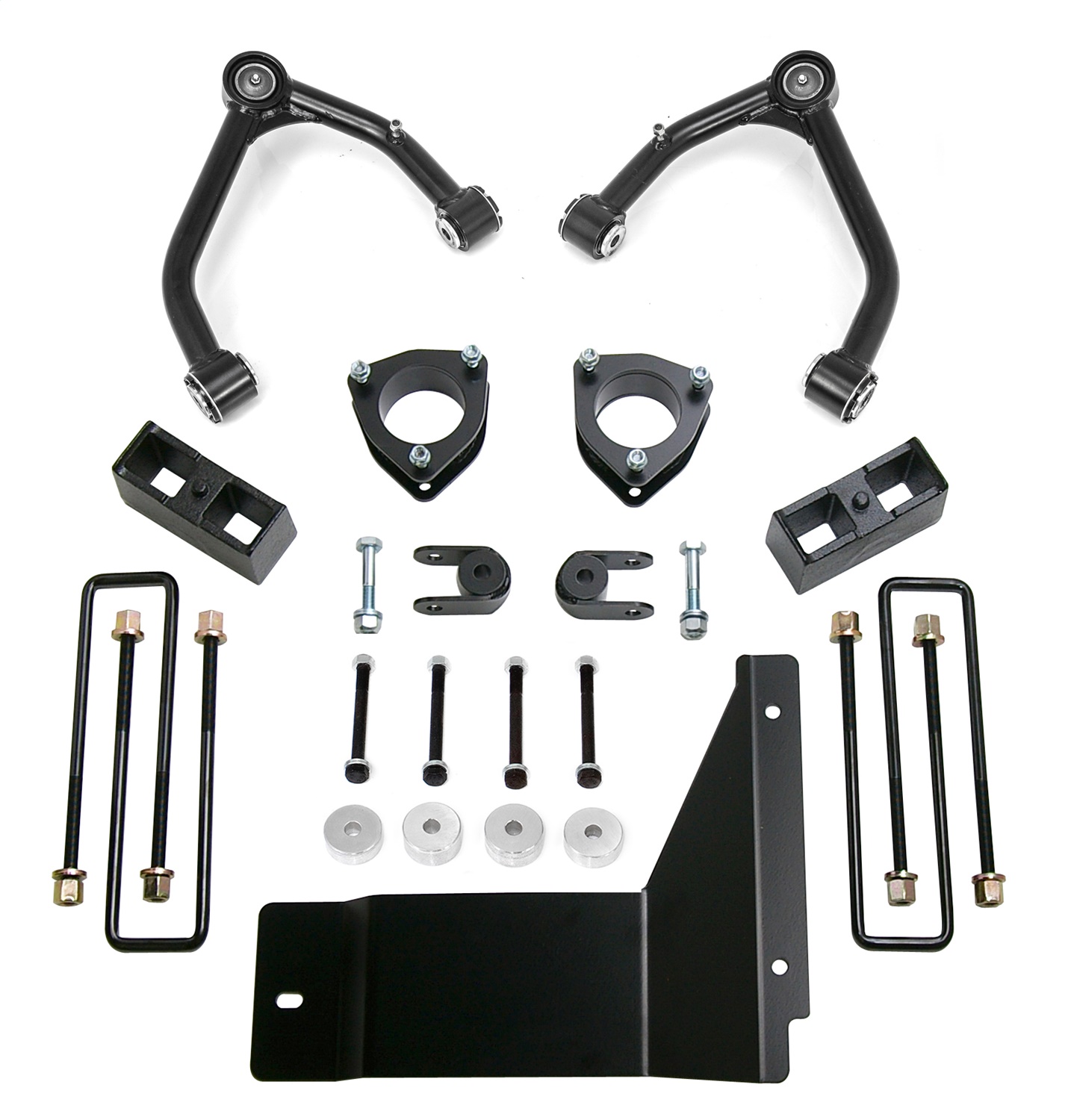 4in. SST Lift Kit Front with 3in. Rear Blocks with Upper Control Arms for Cast S