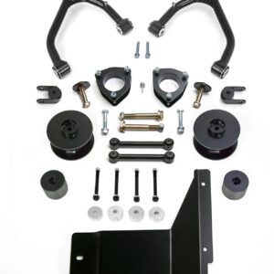 4in. SST Lift Kit with 3in. Rear Spacer Upper Control Arms for Factory Steel OE