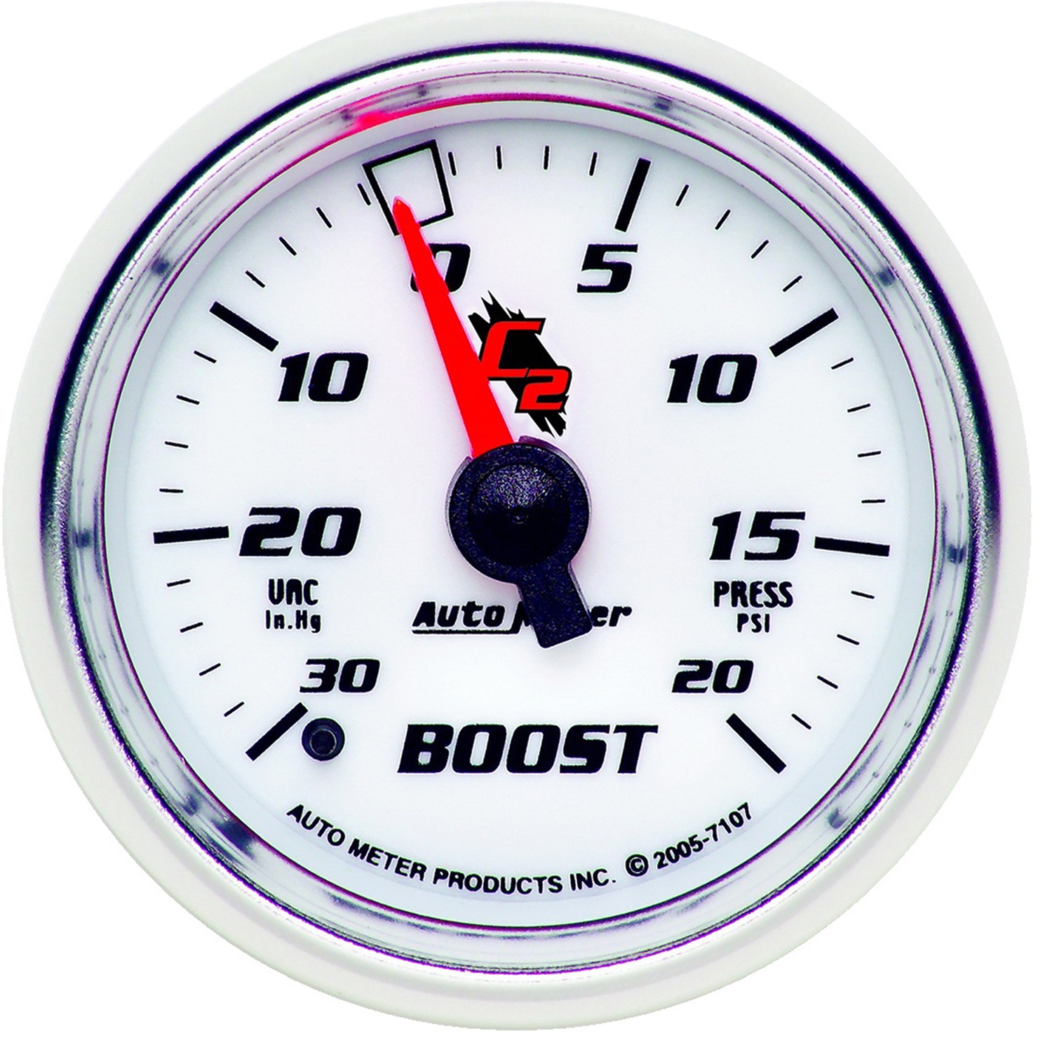 GAUGE; VAC/BOOST; 2 1/16in.; 30INHG-20PSI; MECHANICAL; C2