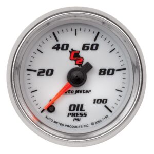 GAUGE; OIL PRESSURE; 2 1/16in.; 100PSI; DIGITAL STEPPER MOTOR; C2