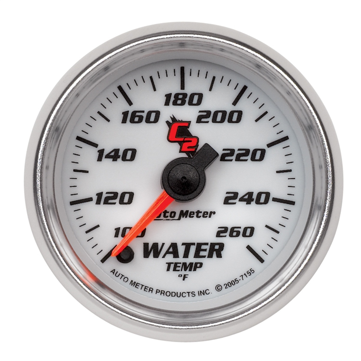 GAUGE; WATER TEMP; 2 1/16in.; 100-260 F; DIGITAL STEPPER MOTOR; C2