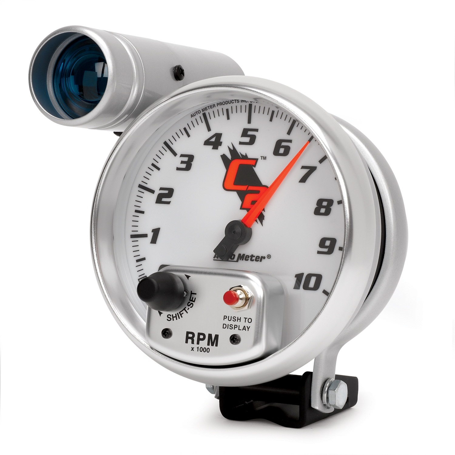 GAUGE; TACHOMETER; 5in.; 10K RPM; PEDESTAL W/EXT. SHIFT-LITE; C2 - Image 2