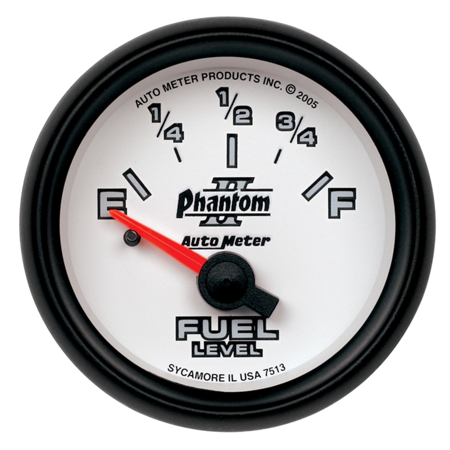 GAUGE; FUEL LEVEL; 2 1/16in.; 0?E TO 90?F; ELEC; PHANTOM II