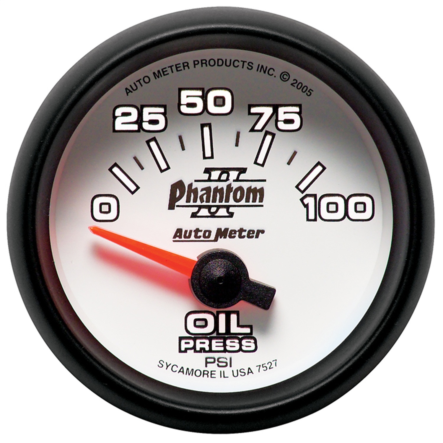 GAUGE; OIL PRESSURE; 2 1/16in.; 100PSI; ELECTRIC; PHANTOM II - Image 2