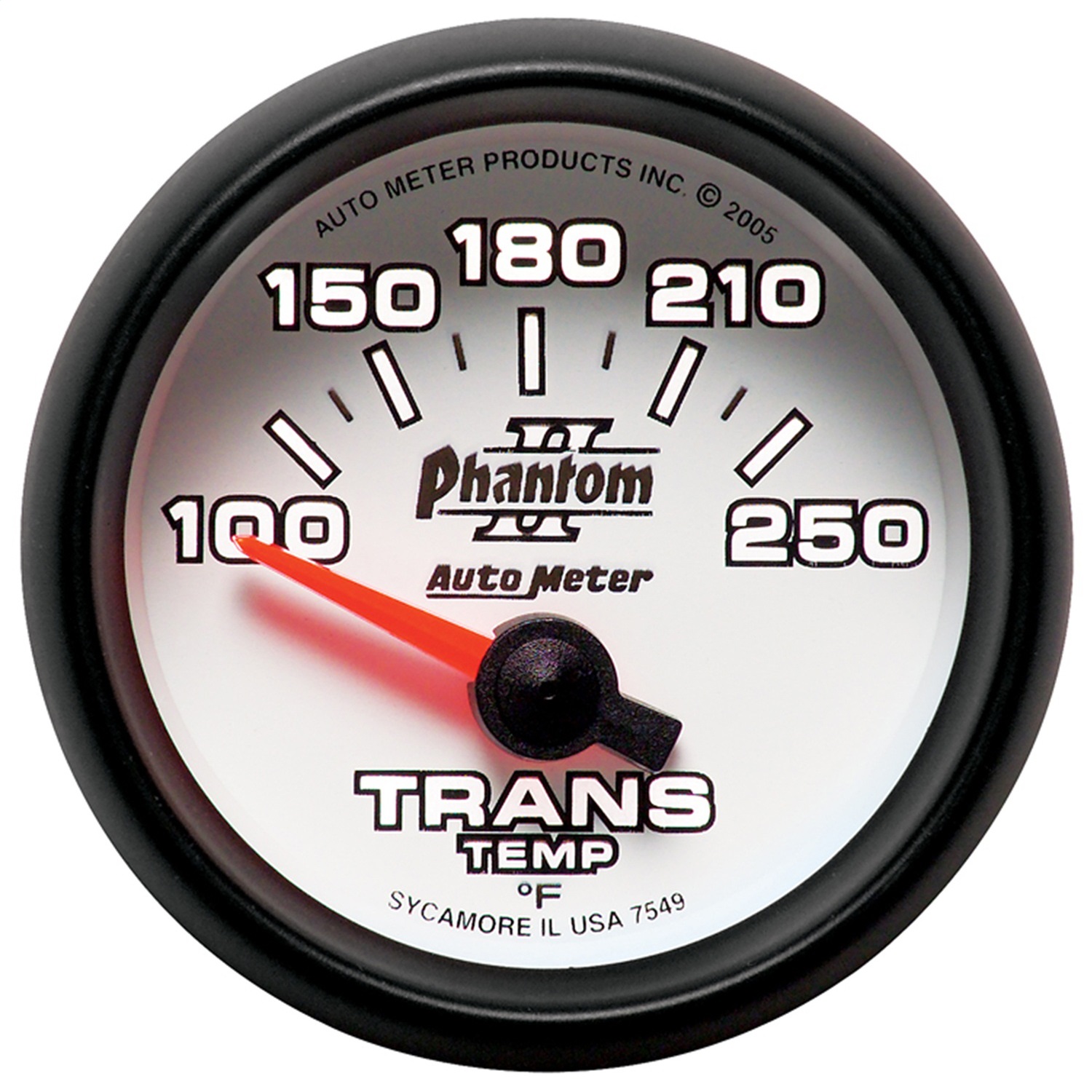 GAUGE; TRANSMISSION TEMP; 2 1/16in.; 100-250 F; ELECTRIC; PHANTOM II - Image 2