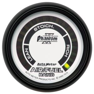 GAUGE; AIR/FUEL RATIO-NARROWBAND; 2 1/16in.; LEAN-RICH; LED ARRAY; PHANTOM II