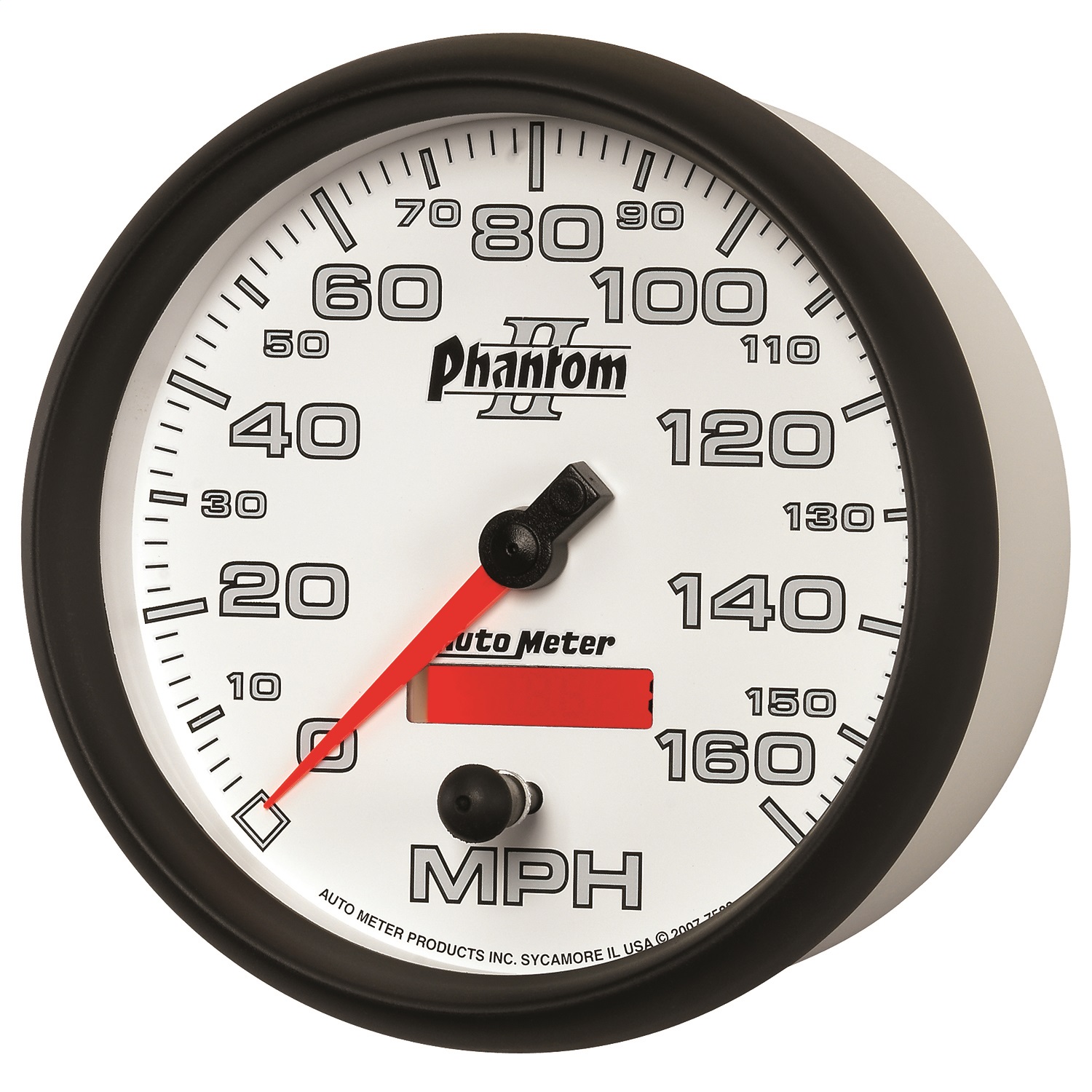 GAUGE; SPEEDOMETER; 5in.; 160MPH; ELEC. PROGRAMMABLE; PHANTOM II - Image 2