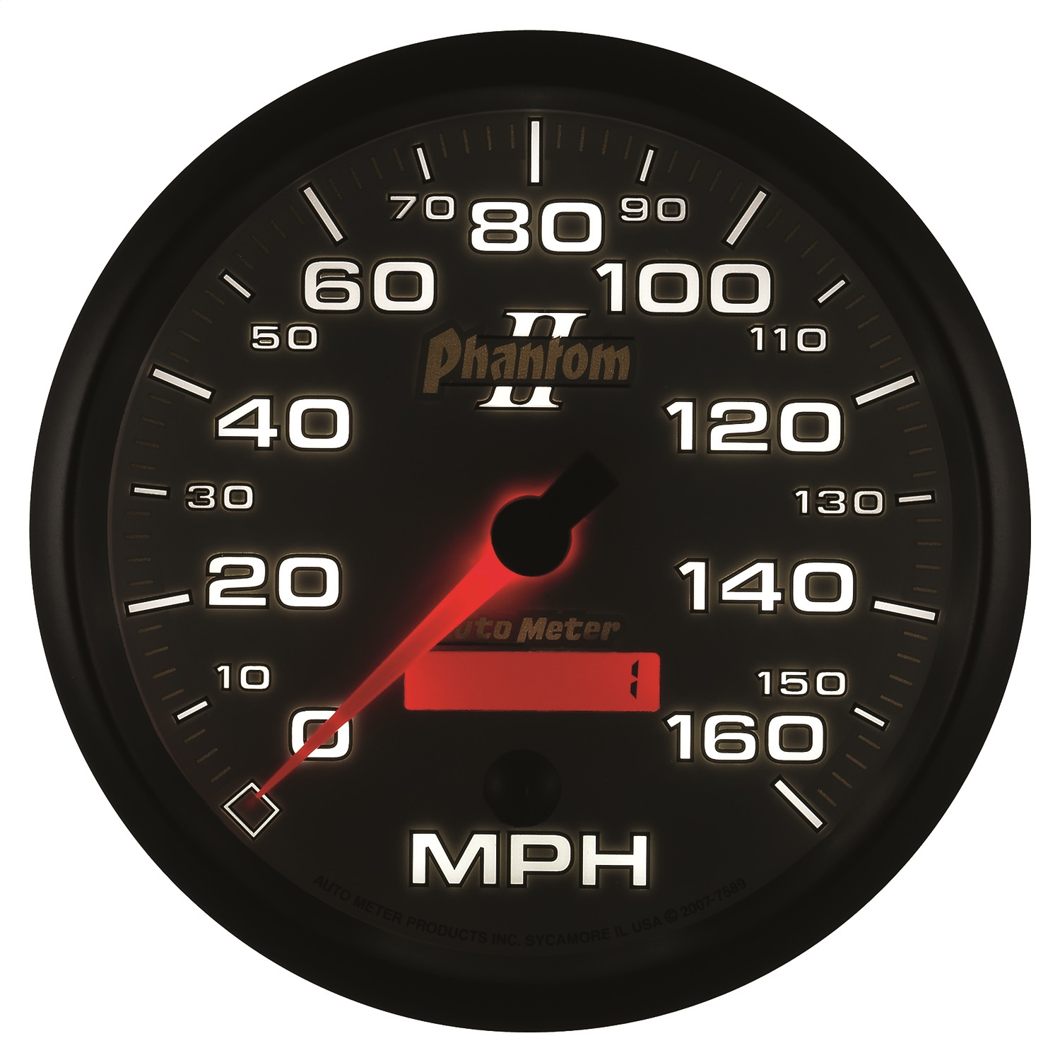 GAUGE; SPEEDOMETER; 5in.; 160MPH; ELEC. PROGRAMMABLE; PHANTOM II - Image 6