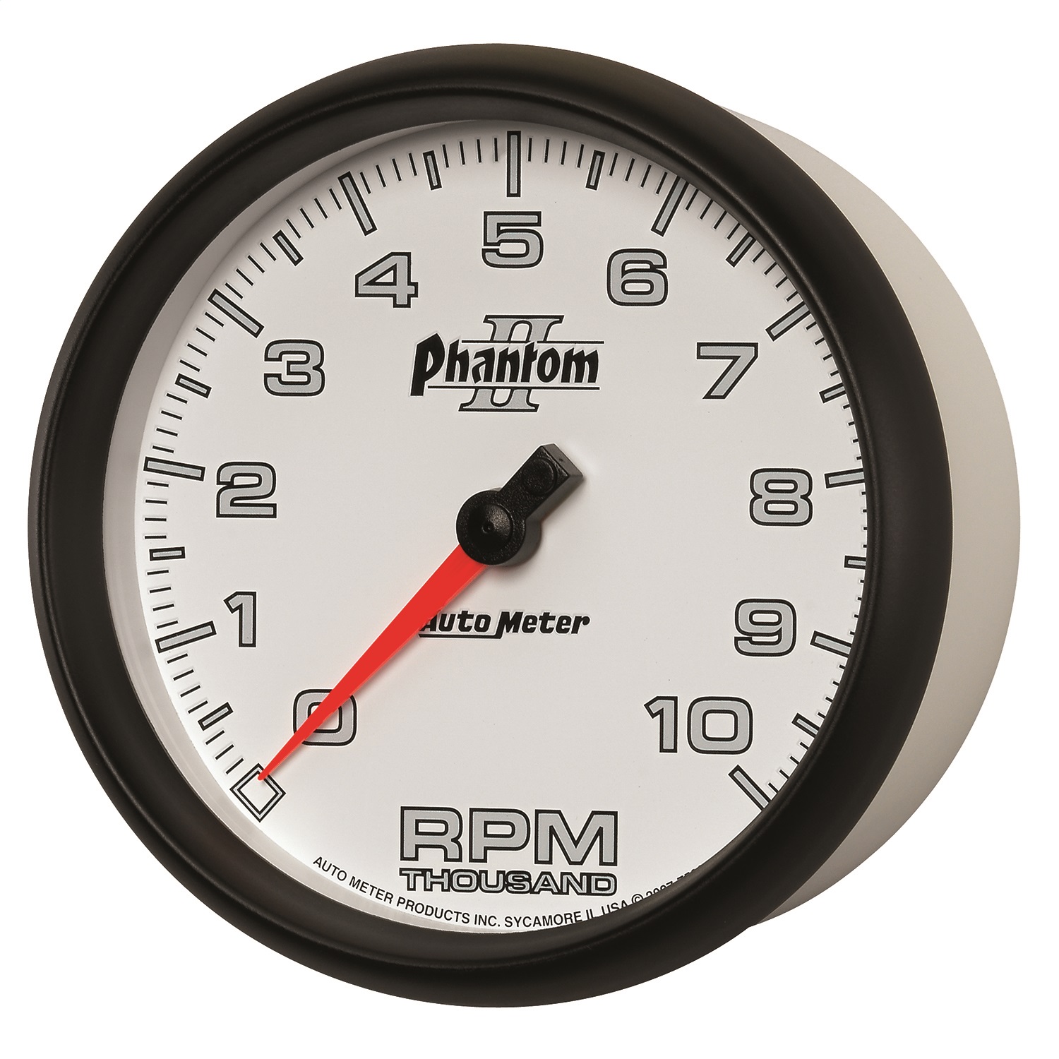 GAUGE; TACHOMETER; 5in.; 10K RPM; IN-DASH; PHANTOM II - Image 2