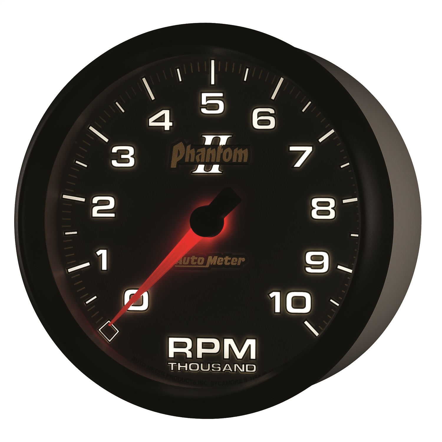 GAUGE; TACHOMETER; 5in.; 10K RPM; IN-DASH; PHANTOM II - Image 3