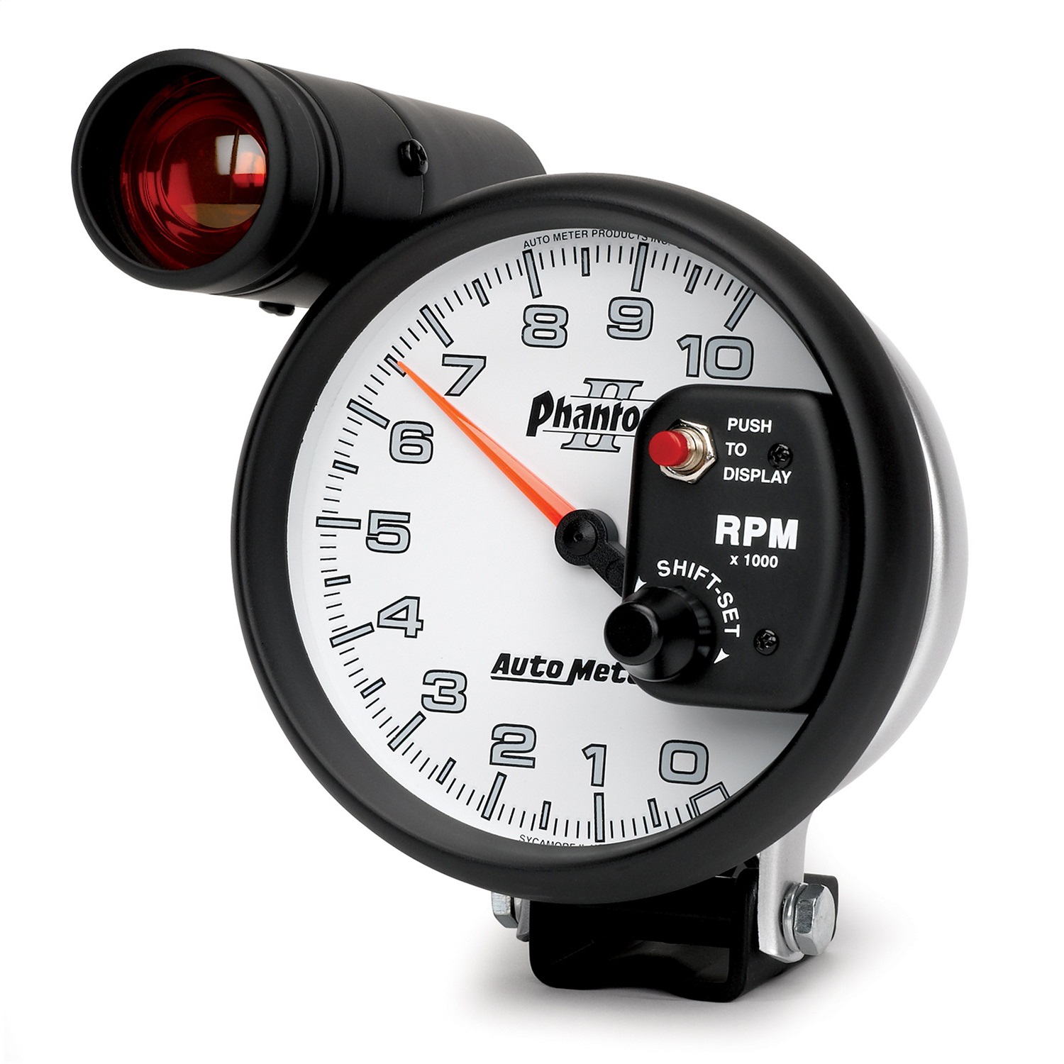 GAUGE; TACHOMETER; 5in.; 10K RPM; PEDESTAL W/EXT. SHIFT-LITE; PHANTOM II - Image 2
