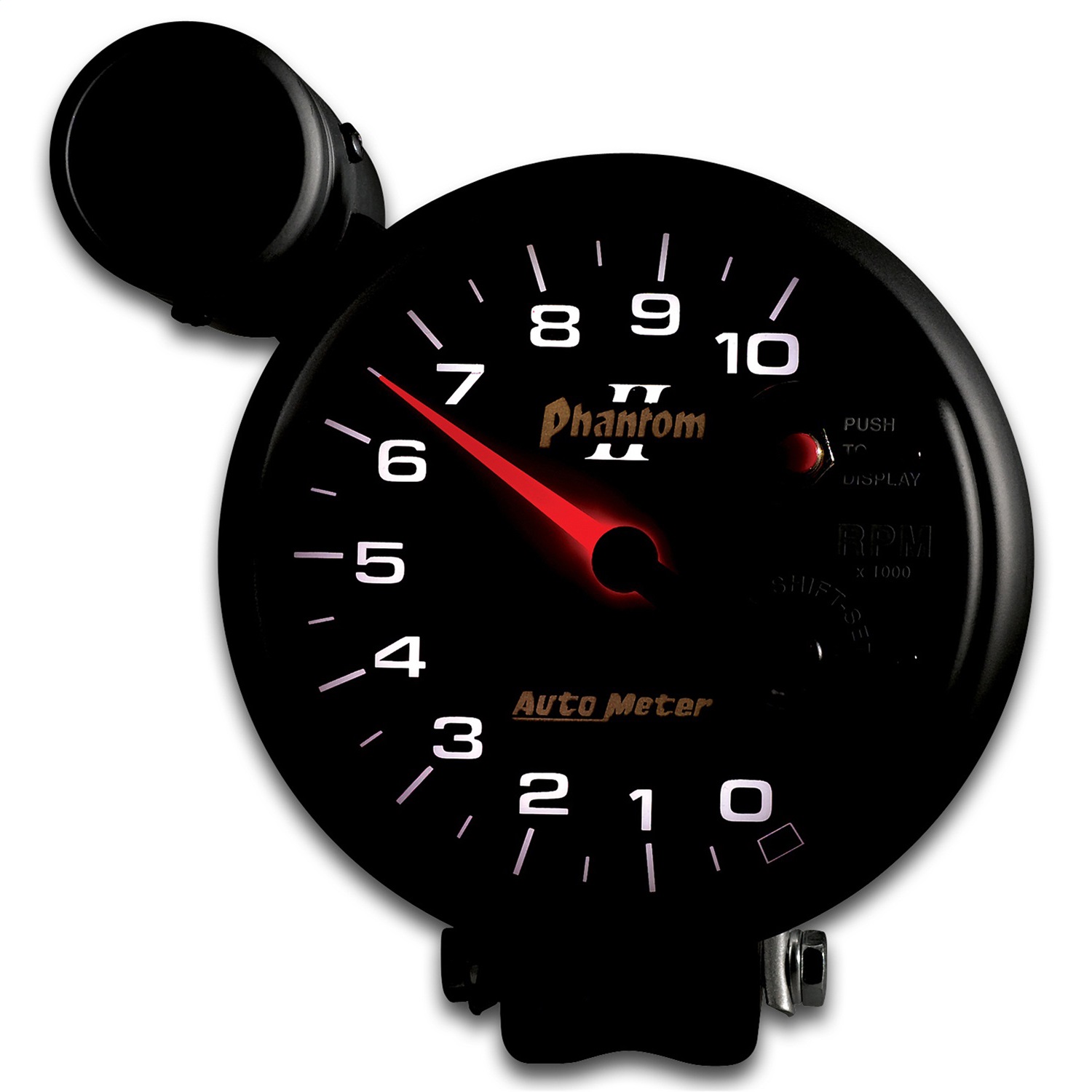 GAUGE; TACHOMETER; 5in.; 10K RPM; PEDESTAL W/EXT. SHIFT-LITE; PHANTOM II - Image 3