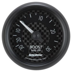 GAUGE; VAC/BOOST; 2 1/16in.; 30INHG-30PSI; MECHANICAL; GT
