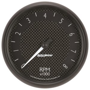GAUGE; TACHOMETER; 5in.; 8K RPM; IN-DASH; GT