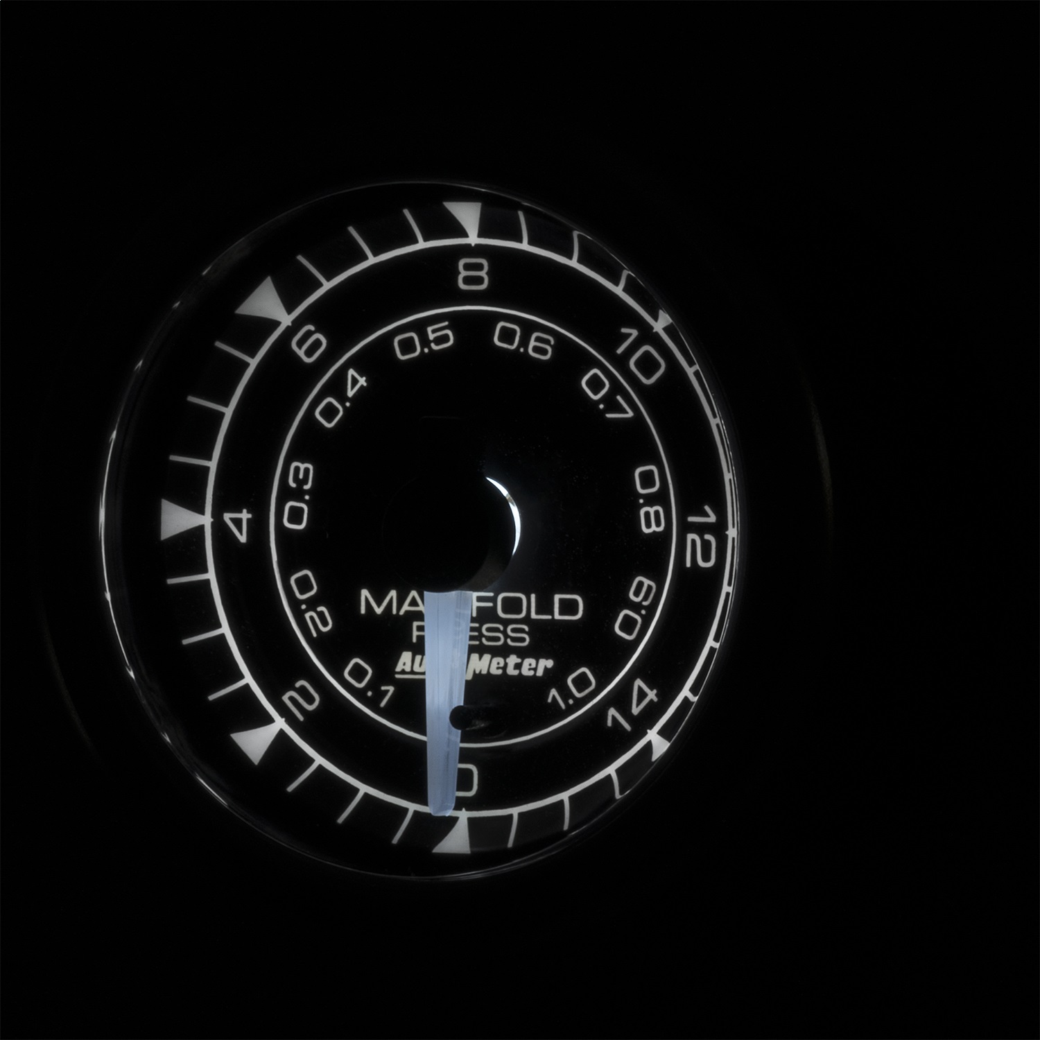 GAUGE; MANIFOLD PRESSURE; 2 1/16in.; 15PSI; DIGITAL STEPPER MOTOR; CHRONO - Image 3